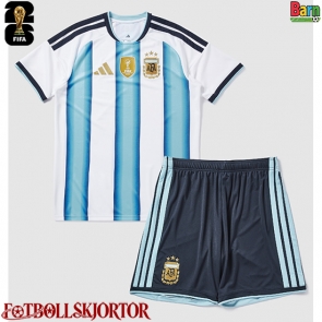Argentina Hemmakläder Barn VM 2026 Kortärmad (+ Korta byxor)